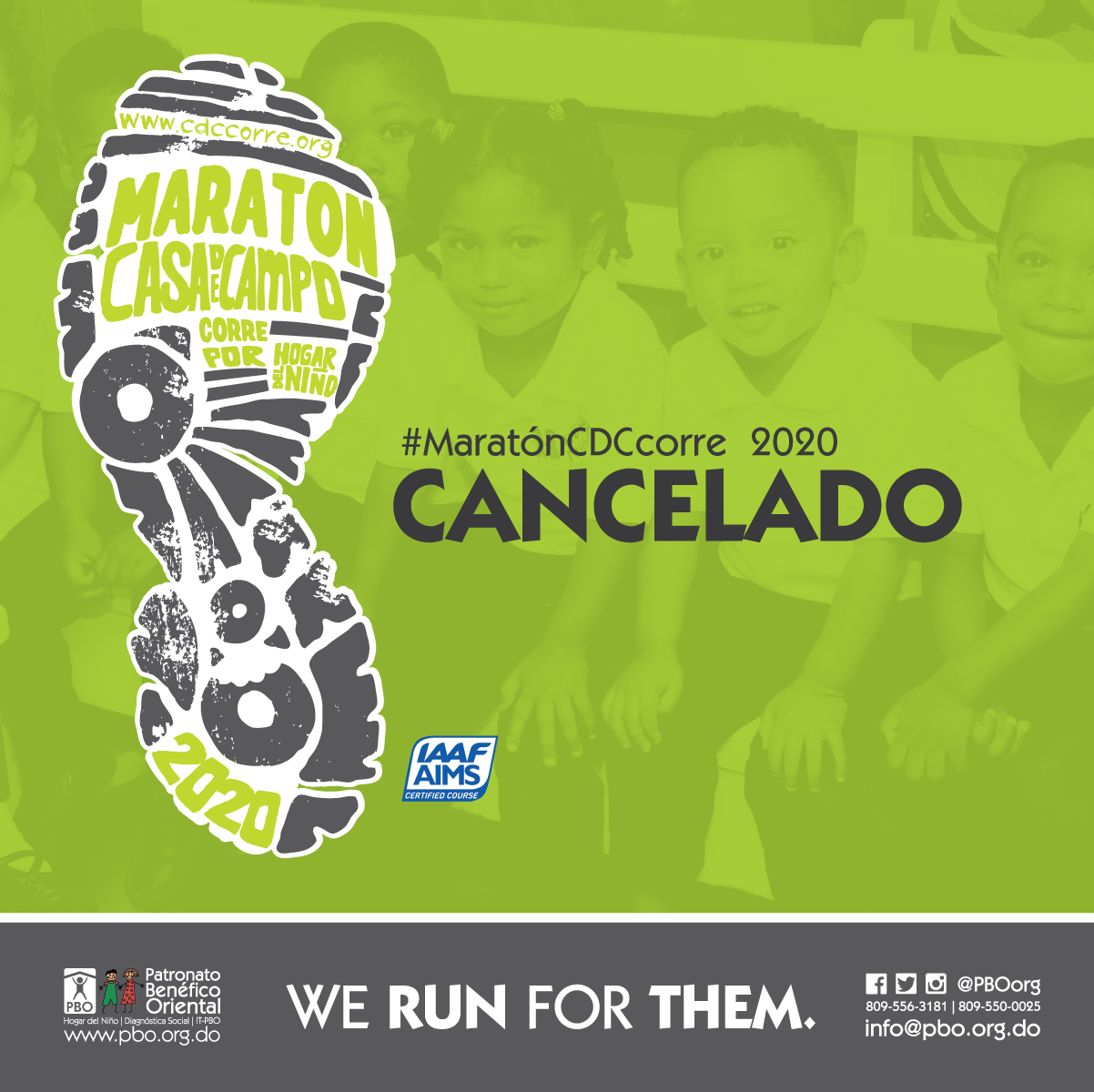 #MaratonCDCcorre2020 CANCELADO